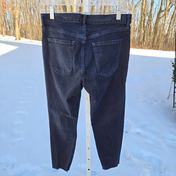 Banana Republic Women's Jeans Premium Denim Mid Rise Skinny Dark Rinse size 29 - Picture 5 of 12
